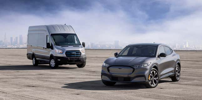 Image for article titled The Ford E-Transit Is The Most Exciting Electric Car In Years