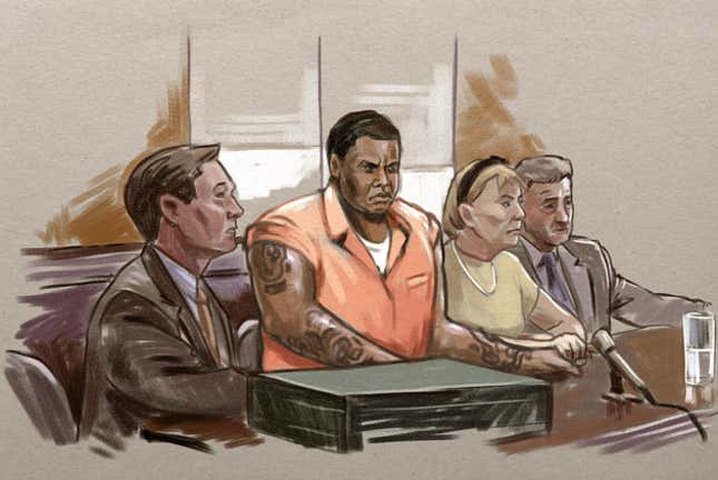 Image for article titled Stevenson Trial Courtroom Sketches