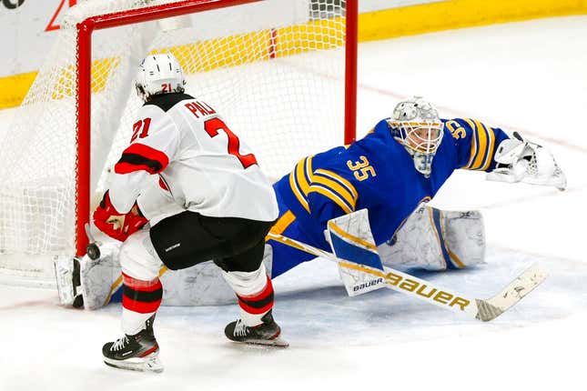 The Devils’ Kyle Palmieri played half of a back-to-back series against the Sabres and was placed under COVID protocol before second night’s game. Now the Sabres and Devils are shut down. Could there be a causal relationship in here somewhere?