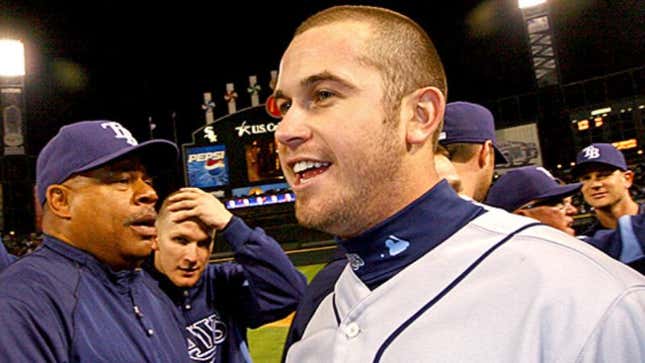 Image for article titled All-Time Rays Great Evan Longoria Throws Out First Pitch Of World Series