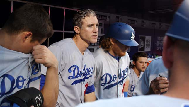 Image for article titled Chase Utley Freaks Out Dodgers With Spooky Story Of Home Run Ball That Was Never Found