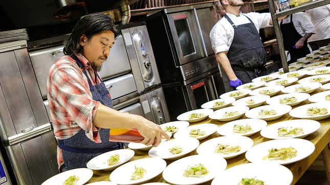 Chef Edward Lee attends Chedance sponsored by Sysco and GiftedTaste on January 22, 2017 in Park City, Utah