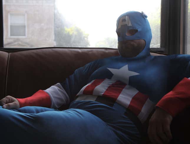 Image for article titled &#39;Captain Actual America&#39; Overweight, Hopelessly In Debt