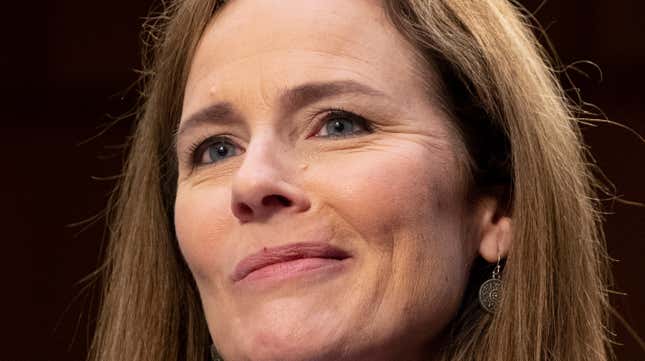 Image for article titled Amy Coney Barrett&#39;s Recent Tenure on the Board of an Anti-LGBT School Network Is Extremely Alarming