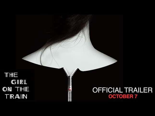 <i>The Girl On The Train</i> trailer teases all the mystery, none of the alcoholism