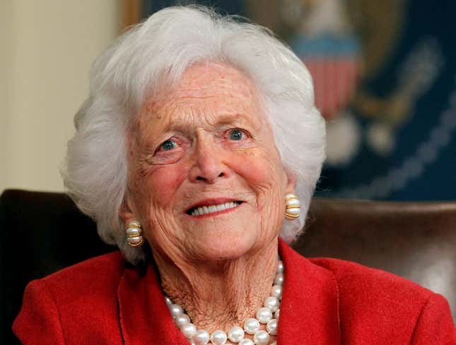 Image for article titled Barbara Bush Passes Away Surrounded By Loved Ones, Jeb