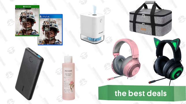 Image for article titled Sunday&#39;s Best Deals: Call of Duty: Black Ops Cold War, Razer Kraken Headsets, Anker Power Bank, Hand Sanitizer, Casserole Dish Holder, K-Beauty Brand Mamonde Products, and More