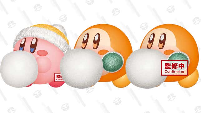Banpresto Kirby Fluffy Puffy Mine (Kirby) | $25 | Amazon
Banpresto Kirby Fluffy Puffy Mine (Waddle Dee w/ Snowman) | $25 | Amazon
Banpresto Kirby Fluffy Puffy Mine (Waddle Dee) | $25 | Amazon