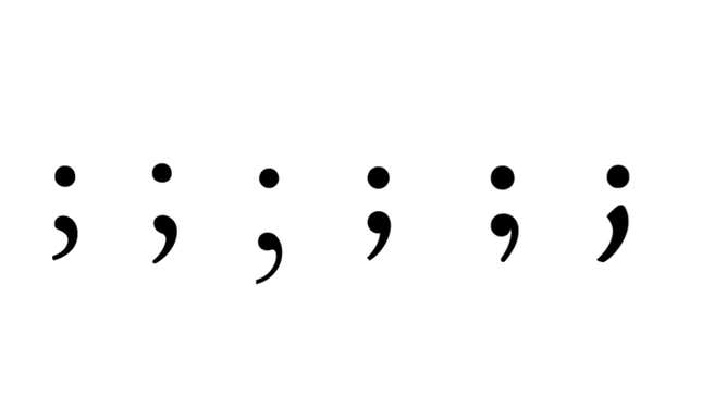 Image for article titled How to Use a Semicolon Correctly