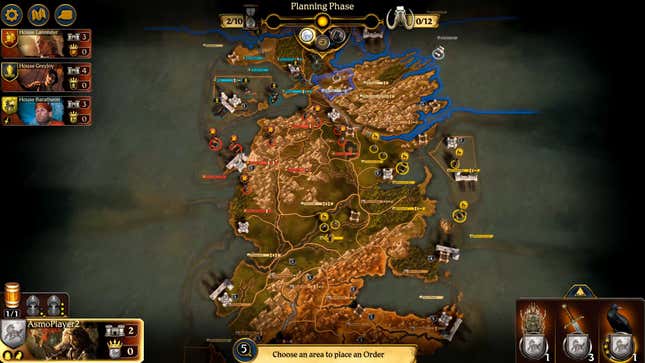 Image for article titled The Excellent Game Of Thrones Board Game Is Coming To PC