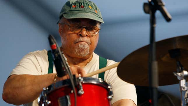 Jimmy Cobb performs in the 2009 New Orleans Jazz &amp; Heritage Festival on May 2, 2009 in New Orleans.