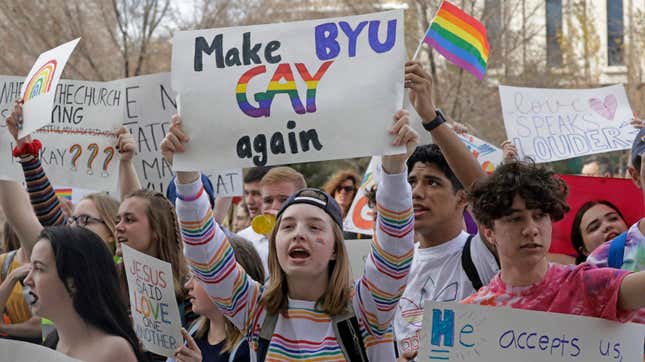 Image for article titled BYU Reverses Its Decision to Allow Same-Sex Relationships