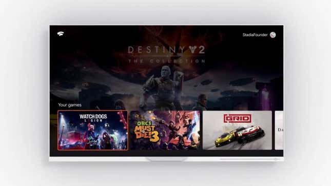 Imagen para el artículo titulado Los desarrolladores dicen que Google no les ofrece suficiente dinero para llevar sus juegos a Stadia