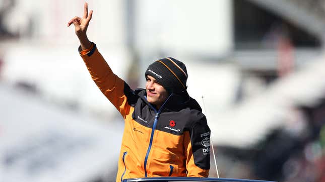 Image for article titled Lando Norris Is All Of Us If We Had Free Rein Of A F1 Team Factory