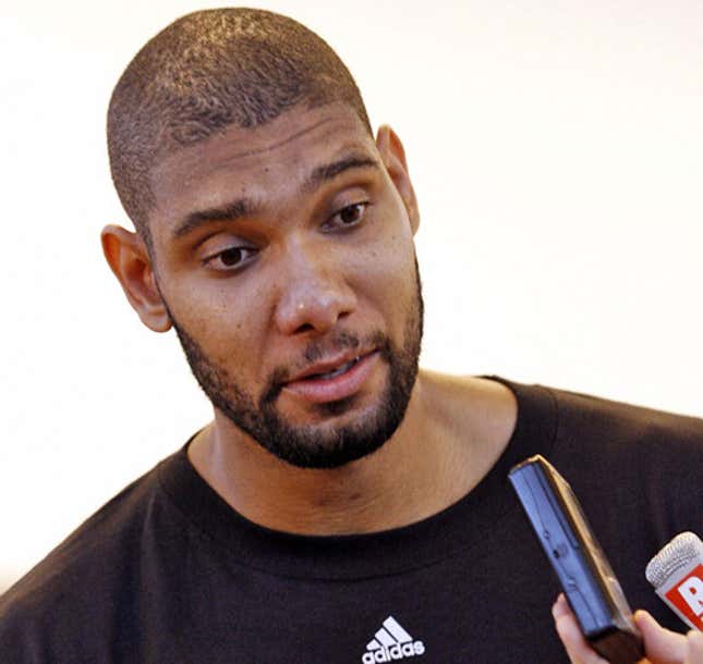 An "agitated" Duncan responds to reporters' questions in a brusque tone of voice at a slightly elevated volume.