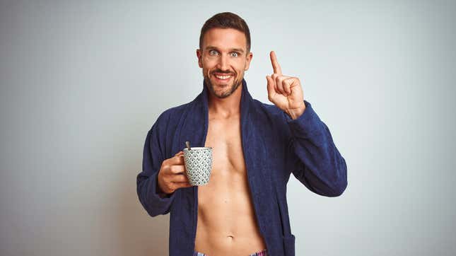 Image for article titled Just call this coffee shop with shirtless male baristas Magic Mocha, XXL
