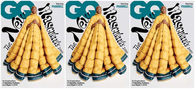 Image for article titled Fashion, Fluidity, Feminism and Pharrell: Music&#39;s Fashionable Multihyphenate Talks Masculinity With GQ