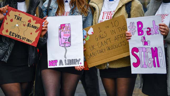 Image for article titled Scotland Becomes First Country To Make Menstrual Products Accessible For Free