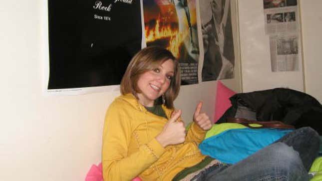 Me in senior year of high school, around the time of the basement show Oreo incident