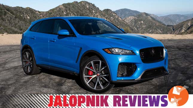 The Jaguar F-Pace SVR Is A 550 HP Captive Beast Screaming Into The Abyss