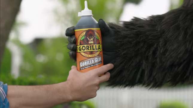 Image for article titled Man drinks from Gorilla Glue-rimmed Solo cup, goes exactly as well as you’d think
