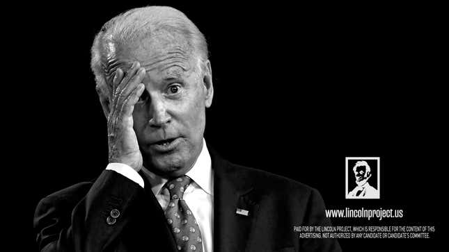Image for article titled Lincoln Project Immediately Releases Series Of Ads Calling For Biden Impeachment