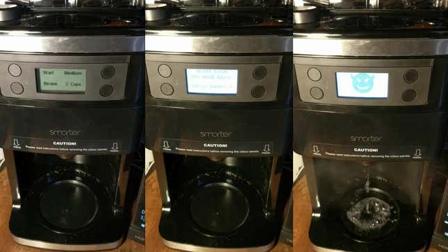 Image for article titled This Hacked Coffee Maker Demands Ransom and Demonstrates a Terrifying Implication About the IoT