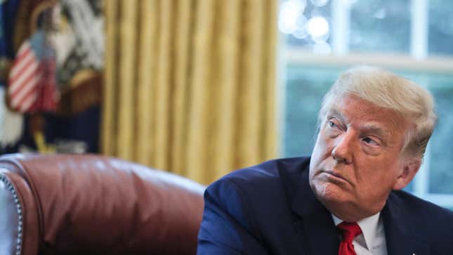 Image for article titled Donald Trump Unveils ‘Patriotic Education’ Program to Undo the ‘Child Abuse’ of Teaching Kids Racism Exists