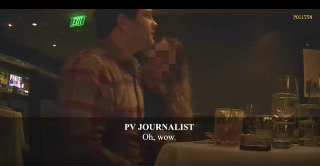 Clay Haynes secretly recorded while on a double date at Morton’s Steakhouse