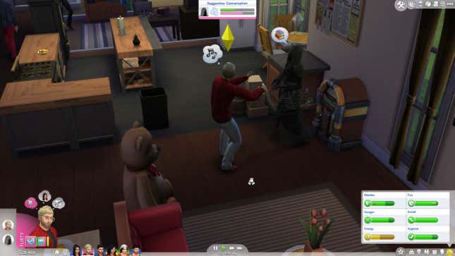 Obrázek pro článek s názvem Mé snahy svádět ponuré reaper v The Sims 4