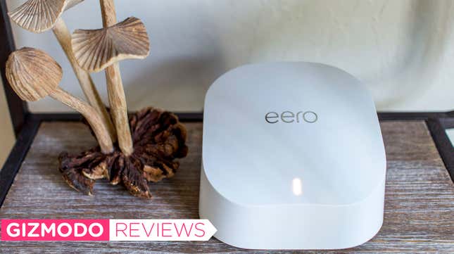 Image for article titled Amazon&#39;s Eero 6 Is the Cure for Your Stuck-At-Home Internet Problems