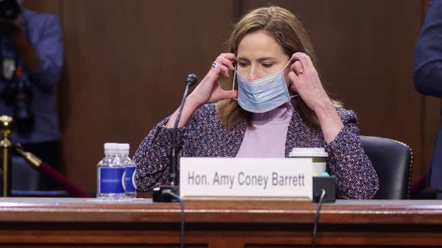 Image for article titled Unqualified Impunity: Amy Coney Barrett Once Ruled That a Cop Wasn&#39;t Responsible for a Black Teenager&#39;s Death Because Breathing Isn&#39;t a Constitutional Right