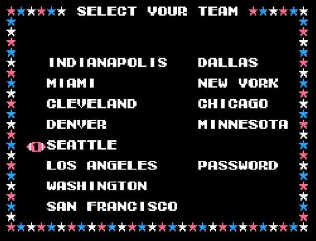 Tecmo Bowl team rosters - TECMO BOWL VS R.B.I. BASEBALL