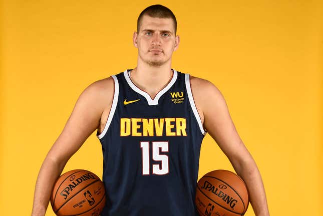 Image for article titled Five Photos Of Nikola Jokic