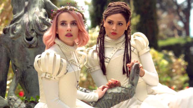 Image for article titled Emma Roberts leads the rich-girl resistance in the exquisite, flimsy YA fantasy Paradise Hills