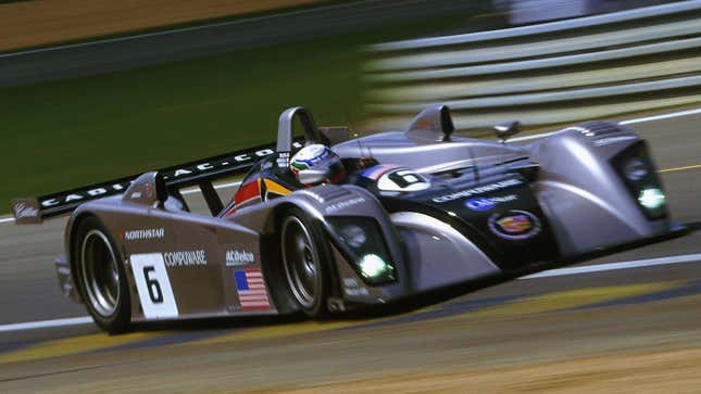 A Cadillac LMP-02 at Le Mans in 2002.