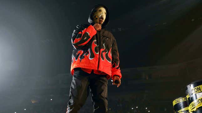 A$AP Rocky performing in Atlanta, Jan. 23, 2019 