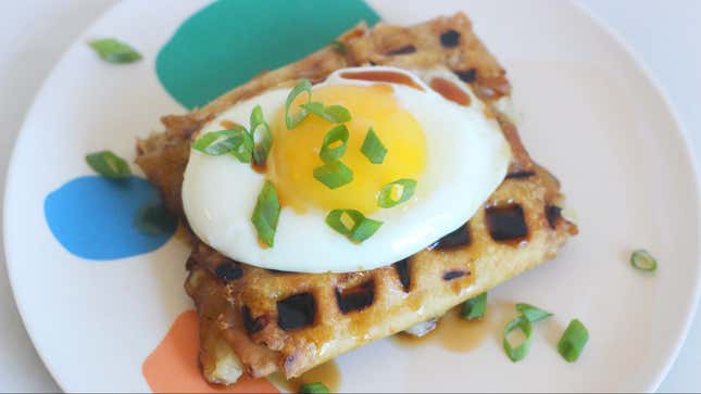 Image for article titled We’re Waffling Egg Rolls for Breakfast, Because Why Not