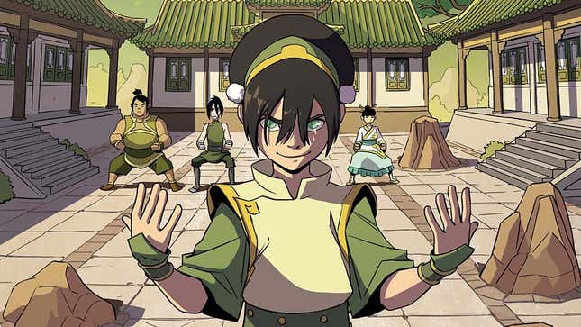 From the cover for Toph Beifong’s Metalbending Academy.