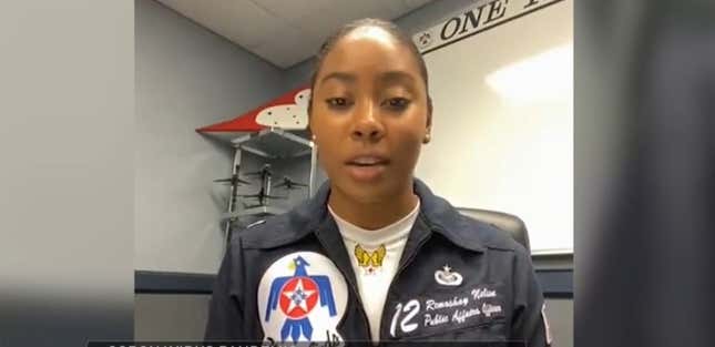 Image for article titled ‘An Absolute Honor’: Howard Alum Makes History as 1st Black Female Officer for the Air Force Thunderbirds