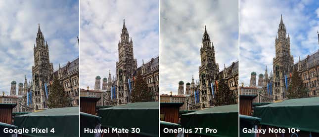 Imagen para el artículo titulado 11 cosas que aprendí tras sacar mil fotos con el Pixel 4, el Huawei Mate 30, el Galaxy Note10+ y el OnePlus 7T Pro