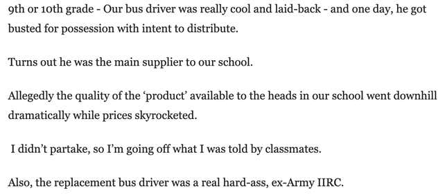 Image for article titled Here Are Your Traumatic School Bus Stories