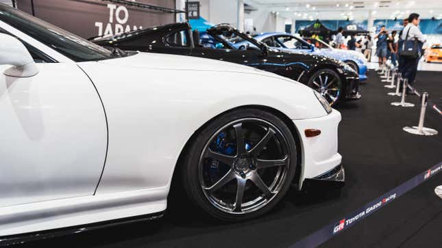 Image for article titled Toyota Brought the Most Iconic Modified Supras to Celebrate the 2020 Supra in Japan