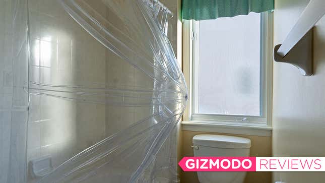 Image for article titled This Inflatable Curtain Turned a Bath Tub Into the Most Spacious Shower in my Home