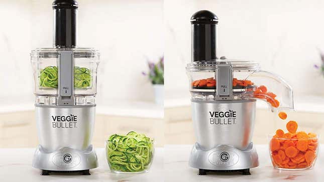 Veggie Bullet Electric Spiralizer &amp; Food Processor | $60 | Amazon
