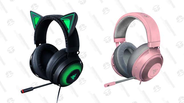 Razer Kraken Gaming Headset Quartz Pink | $50 | Amazon
Razer Kraken Gaming Headset Black RGB | $50 | Amazon