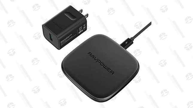 RAVPower 10W Qi Wireless Charging Pad | $10 | Amazon | Use code OMNVGZIE
