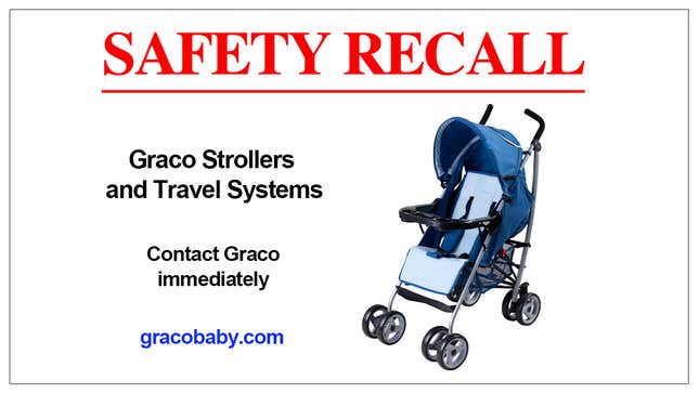 Image for article titled Stroller Recalled After Manufacturer Discovers Branding Not Visible Enough