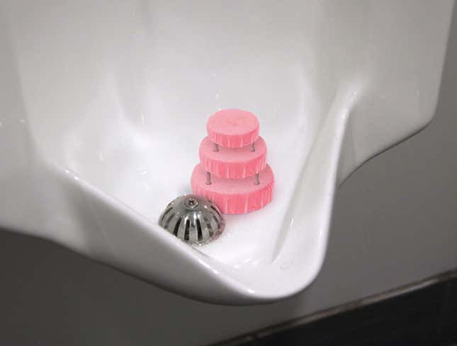 Image for article titled Odorite Introduces New Three-Tier Urinal Cake