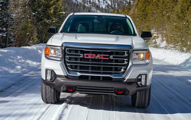 The 2021 GMC Canyon Gets A New AT4 Off-Road Trim And The Big-Ass Grille ...